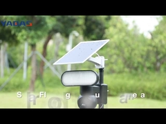 4G Renkli Gece Görüş CCTV Kamera H.265 Sıkıştırma 355o Pan 120o Tilt Solar PTZ Kamera